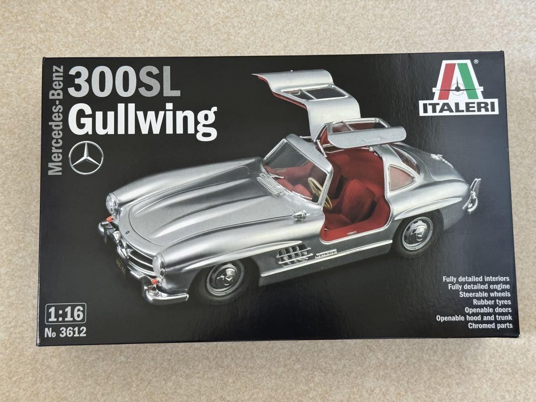 Italeri 1/16 Mercedes-Benz 300Sl Gullwing No.3612