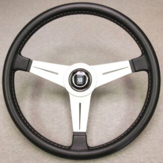 NARDI Classic 380mm Leather Steering Wheel Restored 38.6φ Vintage JDM MOMO Mazda