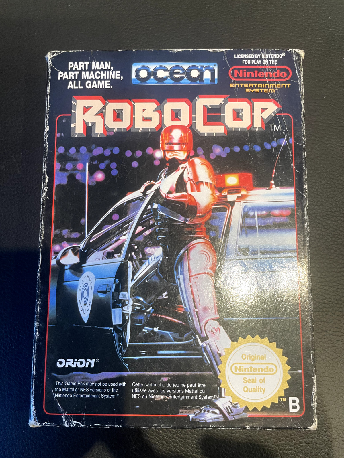 Jeu Robocop Nintendo Nes en boite complet avec notice Originale FRA