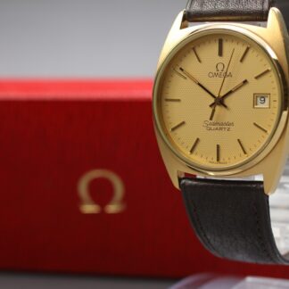 Vintage 1979 Omega Seamaster Quartz Gold Dial Cal.1342 Ref.196.0186 [Near Mint]