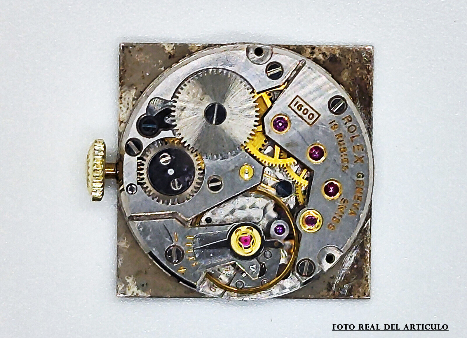 Remplacement Vintage Original Movement Montre Rolex Genève CAL.1600 Swiss
