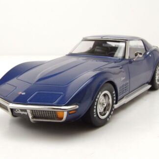 Chevrolet Corvette Stingray C3 1972 Bleu Metallic Modellauto 1:18 KK Scale