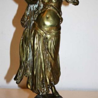 LA DANSE. MARIUS JEAN ANTONIN MERCIÉ (1845-1916). BRONZE. FRANCE. XIXE SIÈCLE
