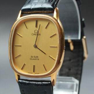 "Exc+5" Vintage Omega DeVille Cal. Montre à quartz pour homme en or carré...