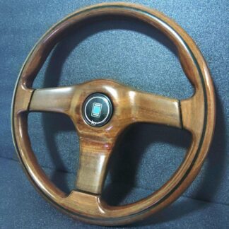 Nardi Gara3 Wood Steering Wheel 3 Spokes 365mm Vintage Antique Japan