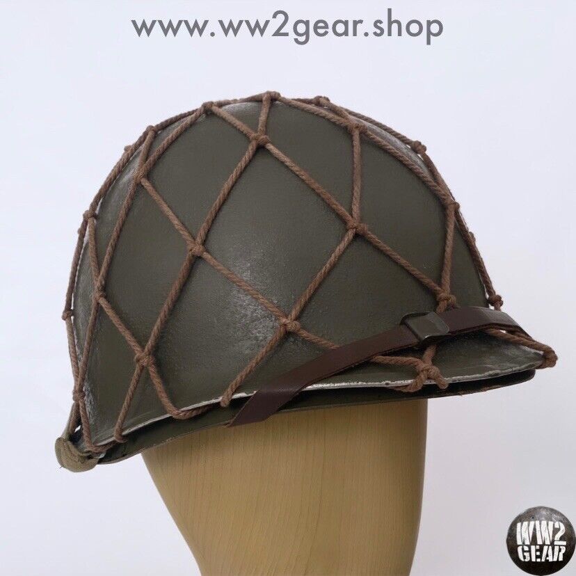 WW2 US 79th Infantry Division Army Helmet Net Filet de Casque M1 WWII 79ème DI
