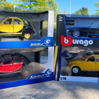 SOLIDO 1 18 (X3) CITROËN 2CV6 & BURAGO 1 18 JAGUAR E-TYPE CABRIOLET