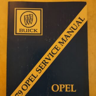 Vintage Original 1979 79 Buick Opel Service Shop Manual