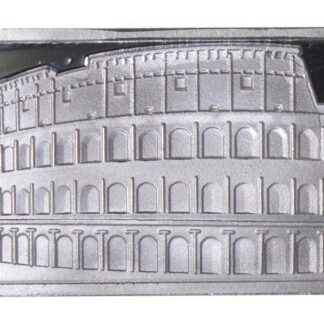 VERY RARE Ag Mint 2.5 Grams .999 Fine Silver "Colosseum" Bullion Bar