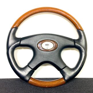 MOMO REGAL R-22 Steering Wheel 36.5φ Discontinued Vintage Wood Leather JDM Nardi