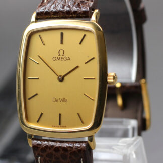 Montre Suisse Homme Vintage [Exc+5] OMEGA De Ville Cal.1378 Cadran Or...