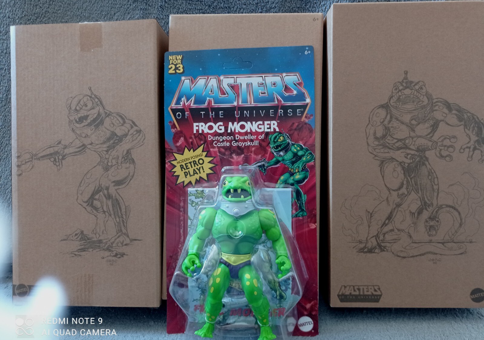 FROG MONGER - Masters of the Universe Origins - Mattel creations- neuf