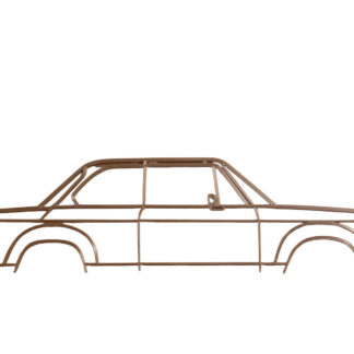 BMW 2002 TURBO, décor mural plastique longueur 38 cm