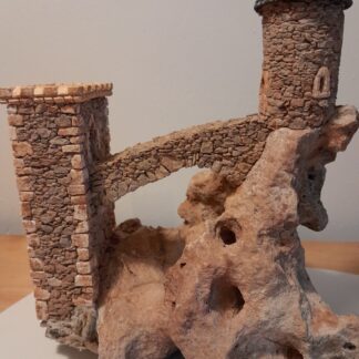 Château En Pierres Naturelles ,éch 1/87 ème Suiseki, Sculpture, Statue, Bonsaï