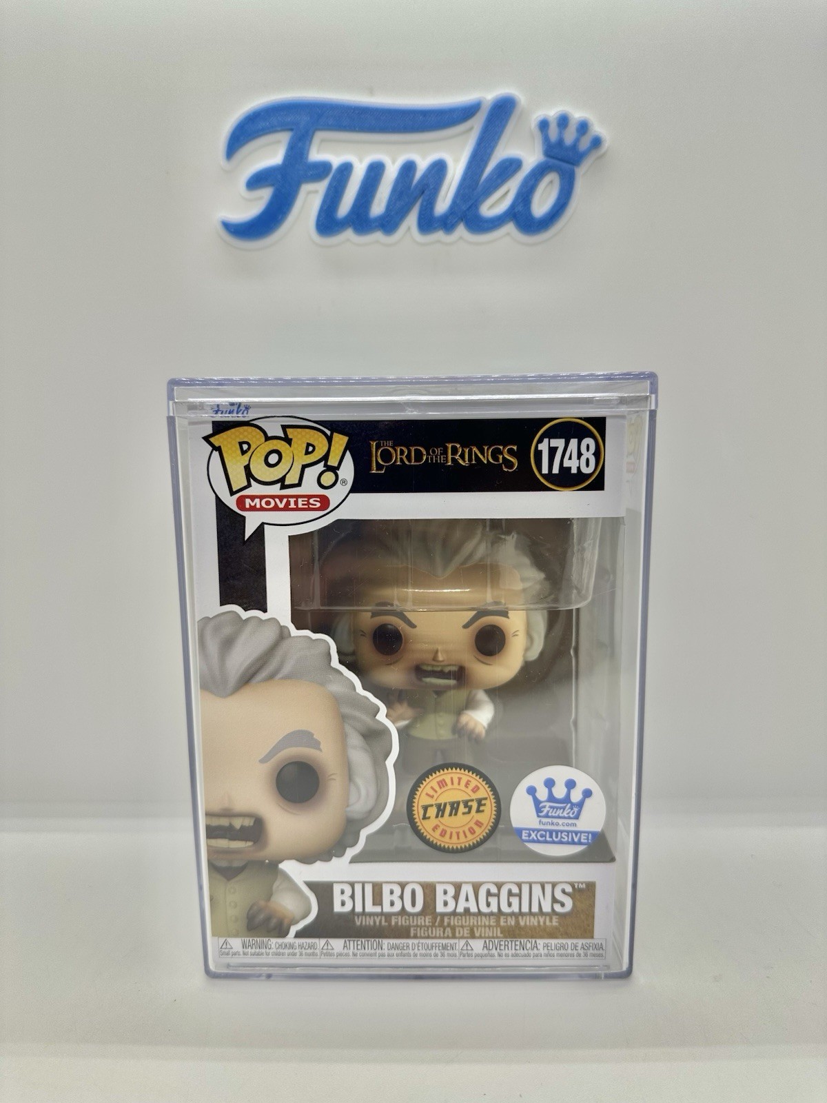 Funko Pop The Lord of the Rings Bilbo Baggins 1748 Chase Funko Exclusive