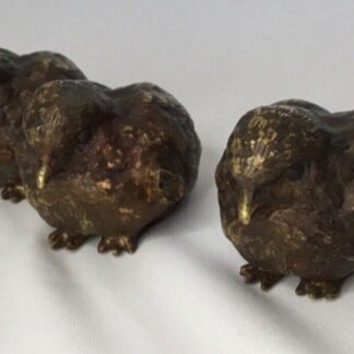 Bronze de Vienne oiseaux  Fin XIXè Siècle signé Geschützt