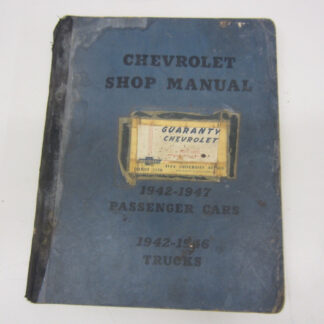 Vintage Original 1942-1947 Cars 1942 -1946 Trucks CHEVROLET Shop Service Manual