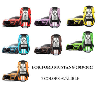 For Ford Mustang Shelby Poison Blade Key Cover For 4 Or 5 Buttons During 18-23