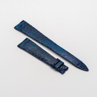 Original Patek Philippe Vintage Blue Crocodile Lady 16mm Leather Bracelet