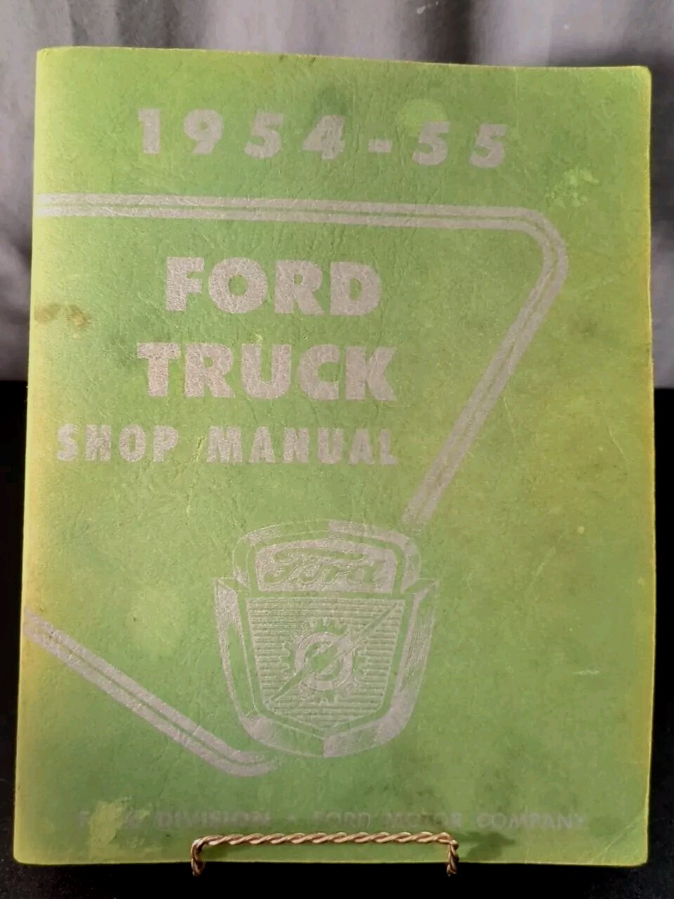 VINTAGE 1954 / 1955 FORD TRUCK SHOP BOOK / SERVICE MANUAL / ORIGINAL