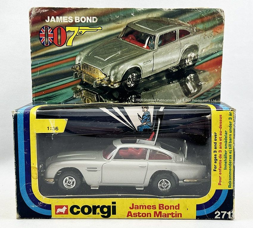 James Bond - Corgi Vintage - Goldfinger - Aston Martin DB5 (Réf.271) Echelle 1/3