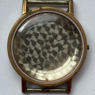 BOITIER VINTAGE PLAQUE OR OMEGA AUTOMATIC REF 14786SC @ CASE OMEGA 14786 SC !!