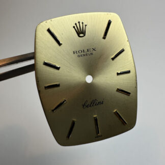 Rolex Cellini Montre Rectangulaire Vintage Utilisée Champagne