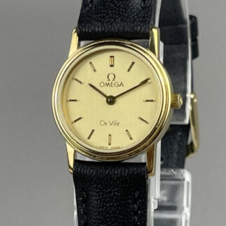 Montre femme vintage OMEGA De Ville 591.0259 quartz pile neuve bracelet...