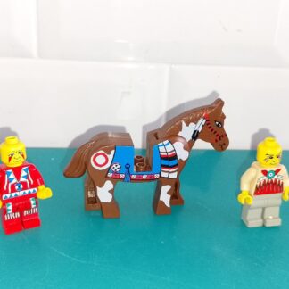 Lot Lego figurines cheval cowboy indiens far west ancien