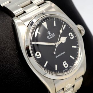 Rolex Oyster Précision Vintage Rare Ref. 6426 1959 Style Explorateur Noir 34mm