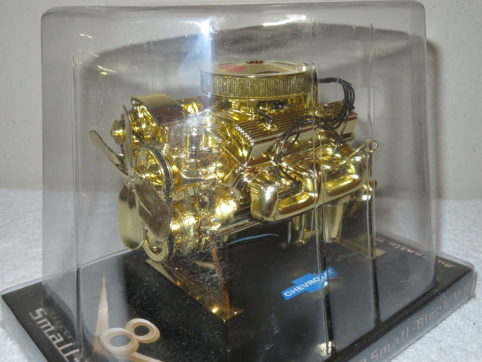BRONZE PLATED CHEVROLET 350 SMALL-BLOCK V-8 ENGINE 1:6 LIBERTY TURNING PARTS