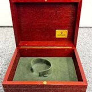 VINTAGE AUTHENTIQUE ROLEX Daytona boîtier de montre 81.00.09 bois marron...