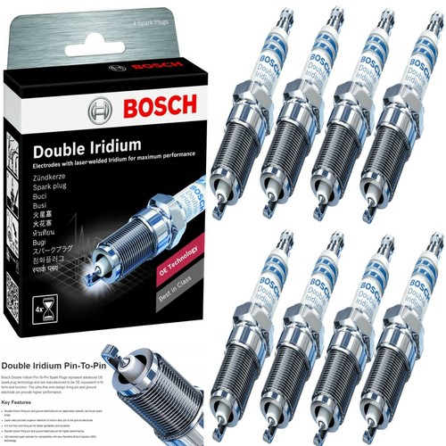 8 Bosch Double Iridium Spark Plugs 2007 CHEVROLET SILVERADO 1500 CLASSIC V8-6.0L