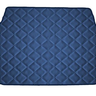 Cuir artificiel Tapis de coffre BLEU FONCÉ pour Mercedes C190 W201 berline 1982-