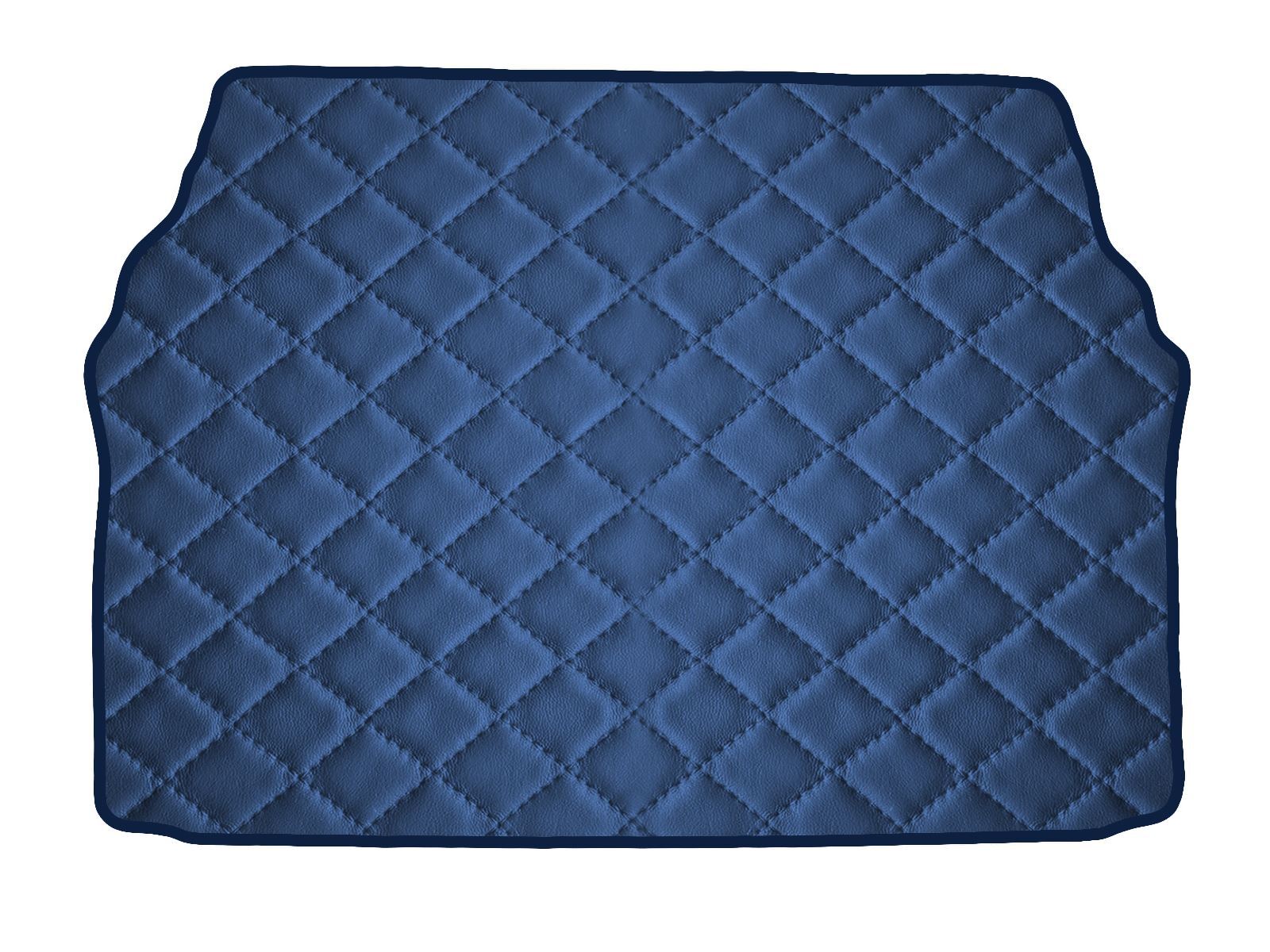 Cuir artificiel Tapis de coffre BLEU FONCÉ pour Mercedes C190 W201 berline 1982-
