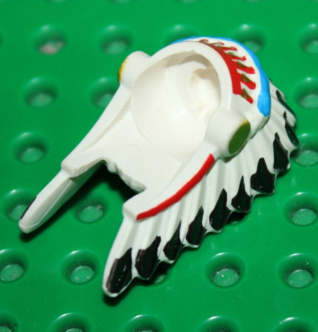 Coiffe indien Lego Western ref 30138pb01 Set 6709 6763 6746 6766