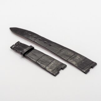 Original Patek Philippe Vintage Ellipse Black Crocodile 21mm Leather Bracelet