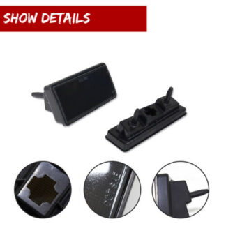 For 1974-1982 Corvette Rear Side Marker Light Lamps Lens Smoke C3 NEW Left+Right