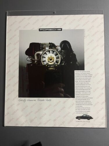 1986 Porsche "911 Engine" Parts Department Advertising Display - RARE!!