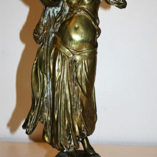 LA DANSE. MARIUS JEAN ANTONIN MERCIÉ (1845-1916). BRONZE. FRANCE. XIXE SIÈCLE