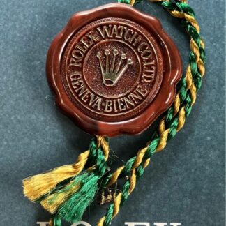 Vintage ROLEX RED Chronometer Tag 1970s Sports Model - Rare Crown #584