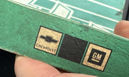 VTG Original 1986 Chevrolet Chevette Shop Manual Repair Authentic Nice Green