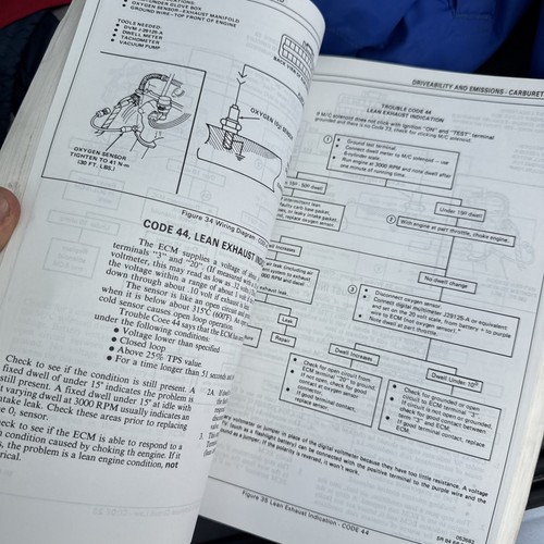VTG Original 1986 Chevrolet Chevette Shop Manual Repair Authentic Nice Green