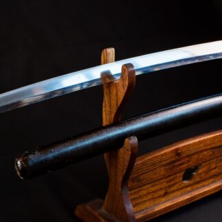 Épée japonaise WAKIZASHI 47,7 cm Sori 1,1 cm Koshirae & Shirasaya F/S