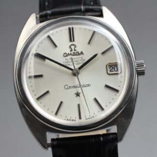 1966 [ près de : Mint ] Omega Constellation Cal.564 Date Argent Automatique