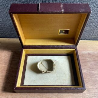 VINTAGE AUTHENTIQUE ROLEX Day-Date boîtier de montre 71.00.55 bois cuir...