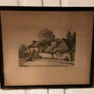 VICTOR MAUNIER ~ORIG. PENCIL SIGNED ETCHING FRENCH ARTIST JEAN-FRANCOIS MILLET