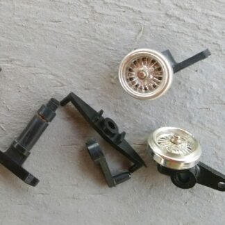 PIECES POUR VOITURES DE CIRCUIT JOUEF - TRAIN AVANT COMPLET JANTES J04