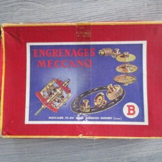 MECCANO: boite  engrenages B - vide