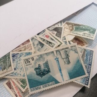 Lot De 100 Timbres De 0,30 Faciale